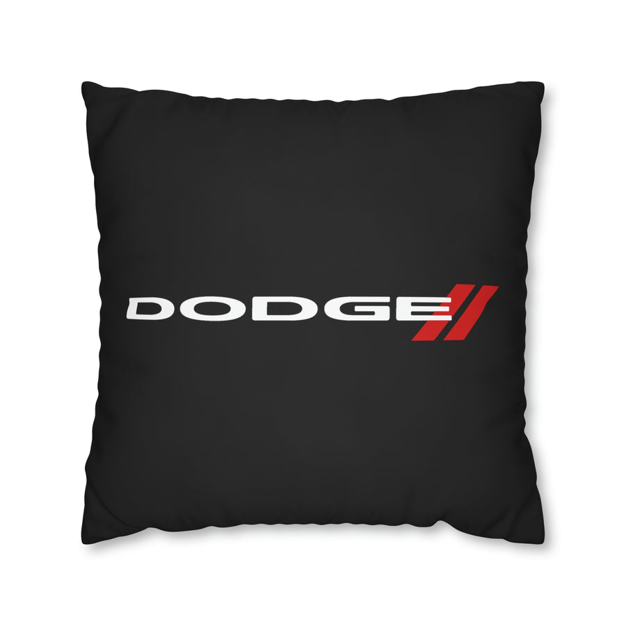 Black Spun Polyester Dodge pillowcase™