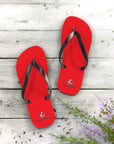 Unisex Red Lexus Flip Flops™