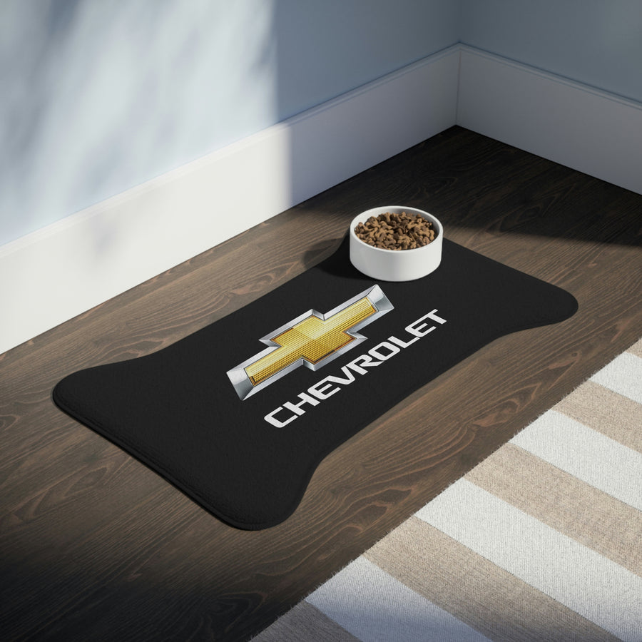 Black Chevrolet Pet Feeding Mats™