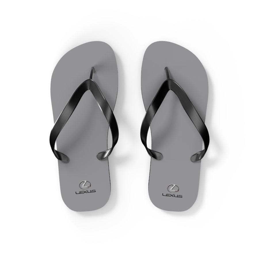 Unisex Grey Lexus Flip Flops™