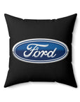 Black Ford Spun Polyester Square Pillow™