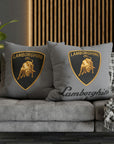 Grey Lamborghini Spun Polyester pillowcase™