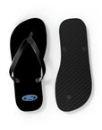 Unisex Black Ford Flip Flops™