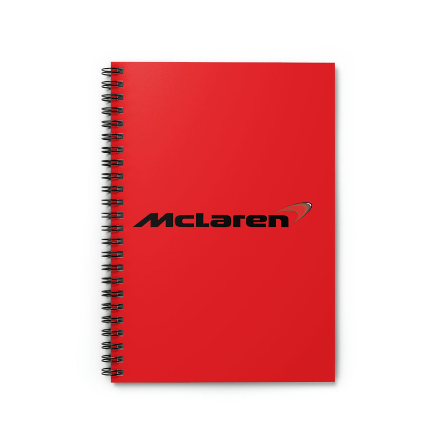 Red McLaren Spiral Notebook - Ruled Line™