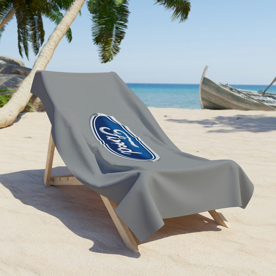 Grey Ford Beach Towel™