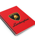 Red Lamborghini Spiral Notebook - Ruled Line™