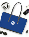 Dark Blue Volkswagen Leather Shoulder Bag™