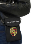 Small Cell Phone Black Porsche Wallet™