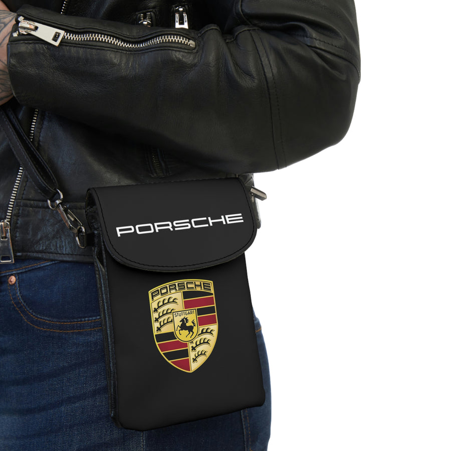 Small Cell Phone Black Porsche Wallet™