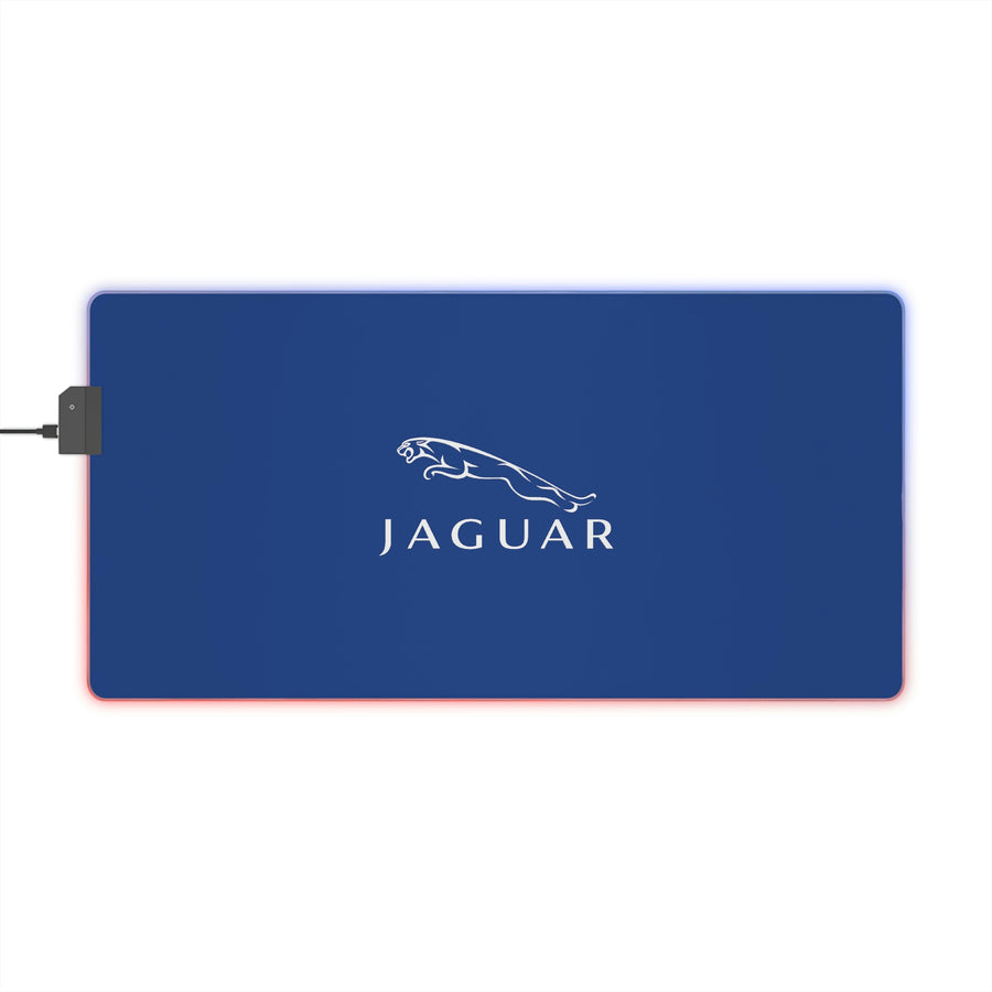 Dark Blue Jaguar LED Gaming Mouse Pad™