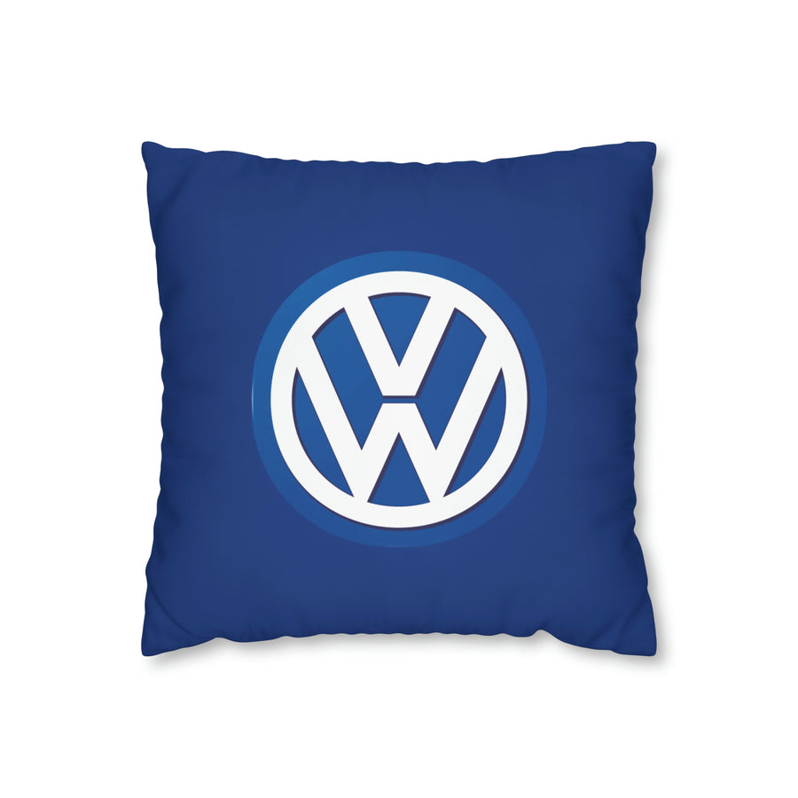 Dark Blue Volkswagen Spun Polyester pillowcase™