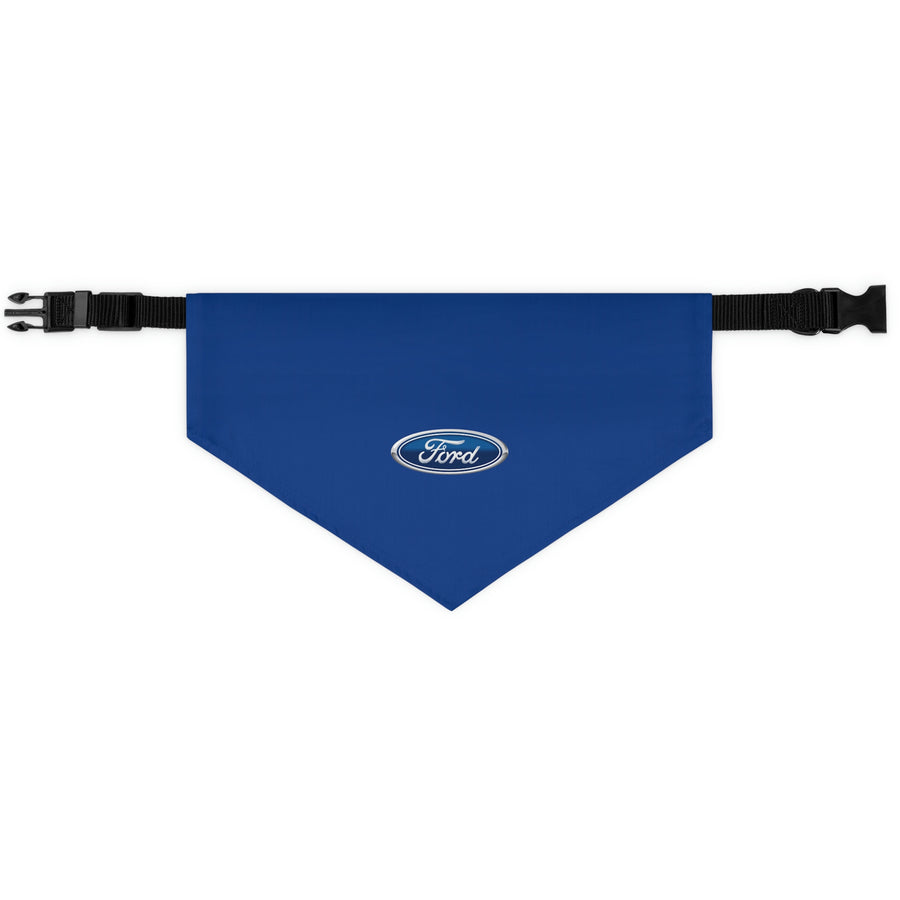 Dark Blue Ford Pet Bandana Collar™