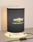Black Chevrolet Tripod Lamp with High-Res Printed Shade, US\CA plug™