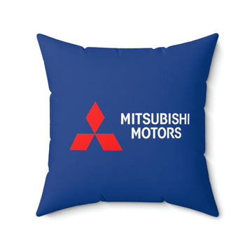 Dark Blue Mitsubishi Spun Polyester Square Pillow™