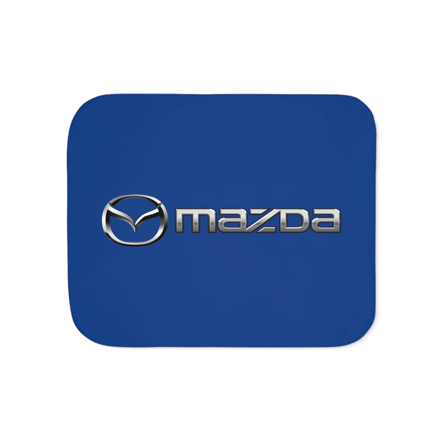 Dark Blue Mazda Sherpa Blanket™