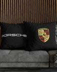 Black Porsche Spun Polyester Pillowcase™