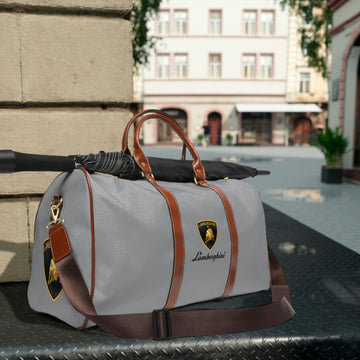 Grey Lamborghini Waterproof Travel Bag™