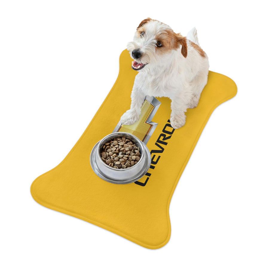 Yellow Chevrolet Pet Feeding Mats™