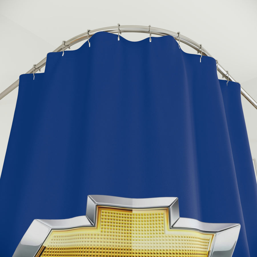 Dark Blue Chevrolet Shower Curtain™