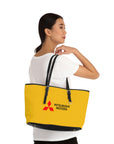 Yellow Mitsubishi Leather Shoulder Bag™