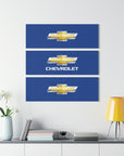 Dark Blue Chevrolet Acrylic Prints (Triptych)™