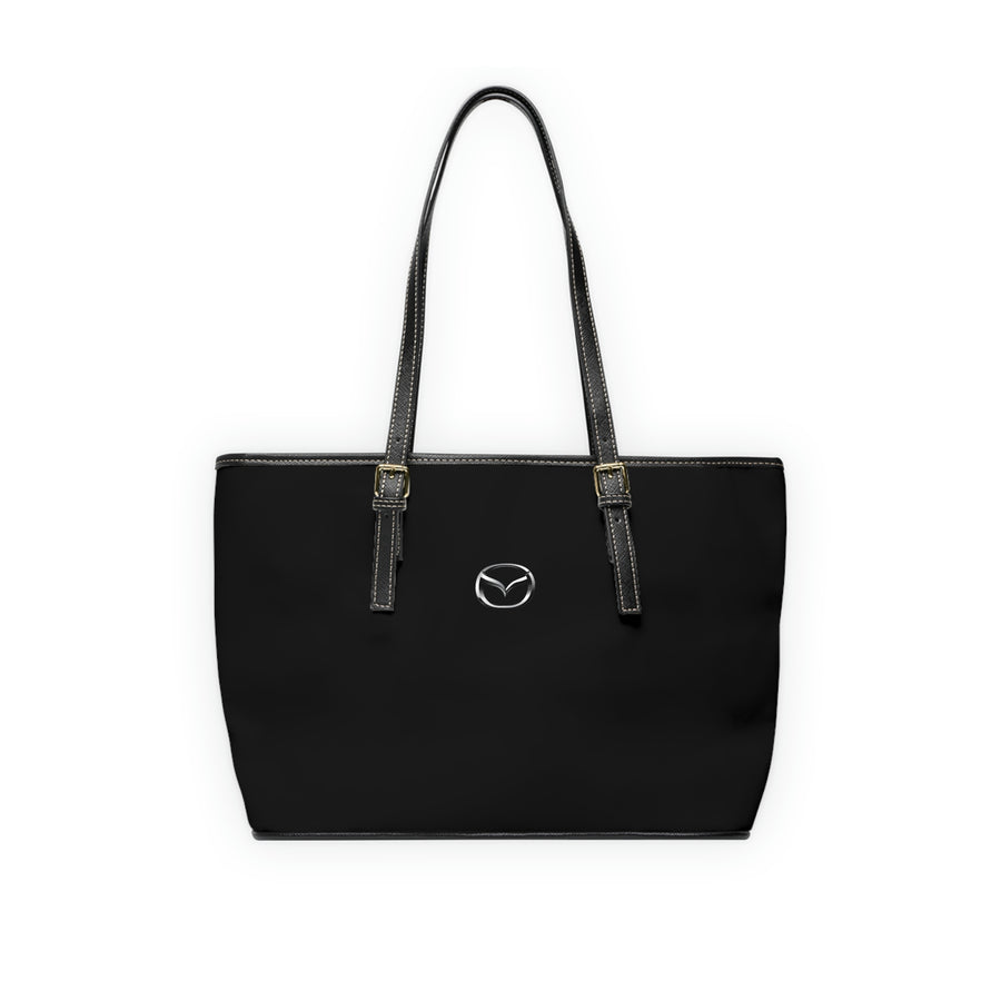 Black Mazda Leather Shoulder Bag™