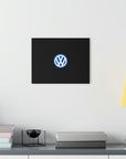 Black Volkswagen Acrylic Prints (French Cleat Hanging)™