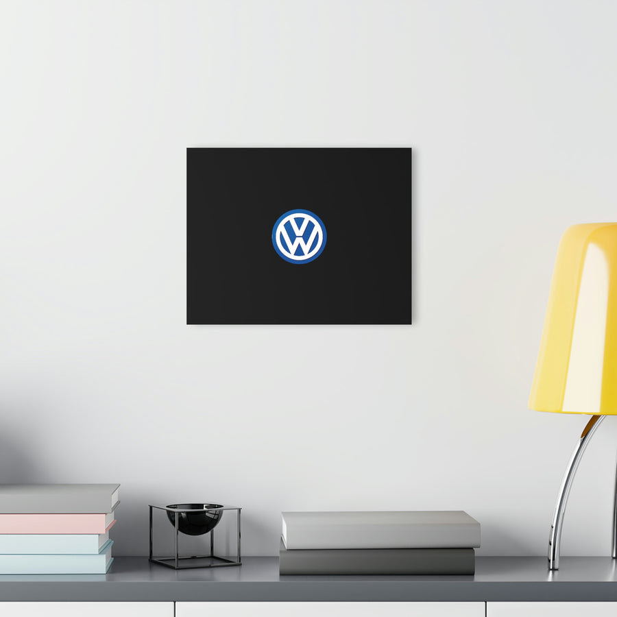 Black Volkswagen Acrylic Prints (French Cleat Hanging)™