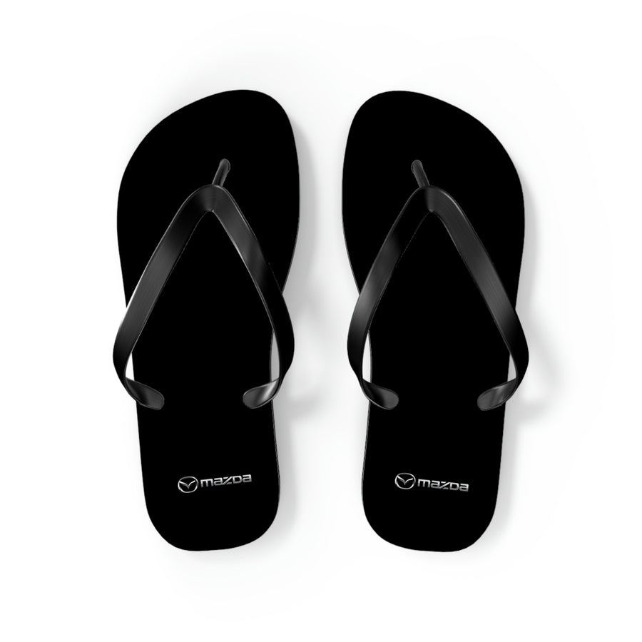 Unisex Black Mazda Flip Flops™