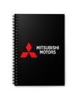 Black Mitsubishi Spiral Notebook - Ruled Line™