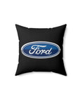 Black Ford Spun Polyester Square Pillow™
