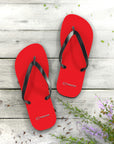 Unisex Red Mazda Flip Flops™