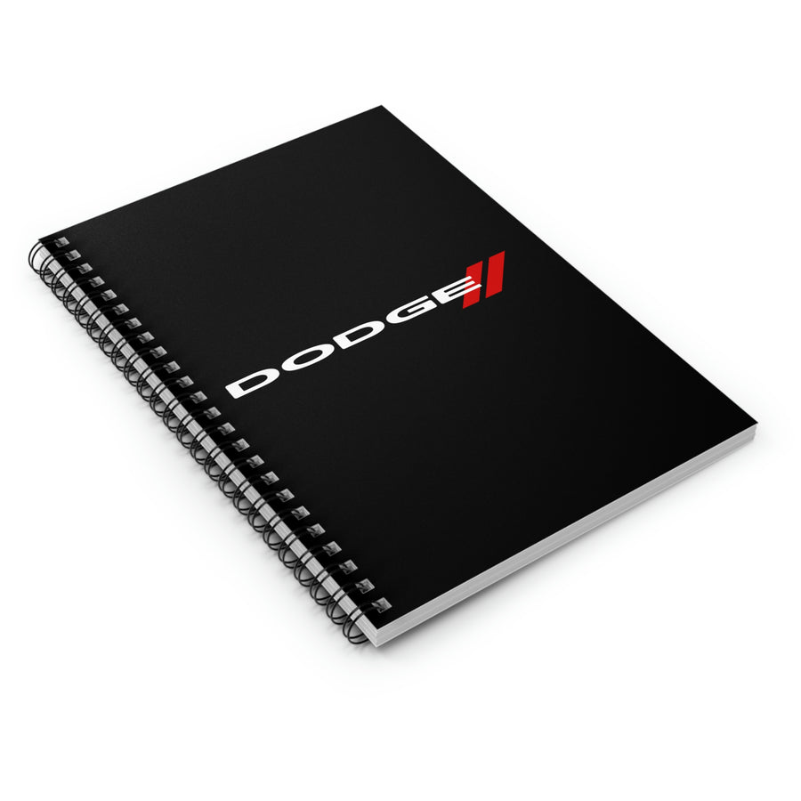 Black Dodge Spiral Notebook™