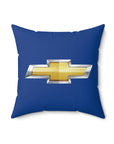 Dark Blue Chevrolet Spun Polyester Square Pillow™