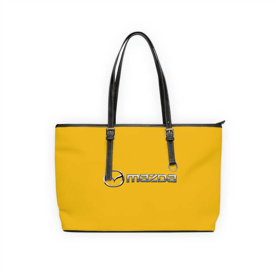 Yellow Mazda Leather Shoulder Bag™