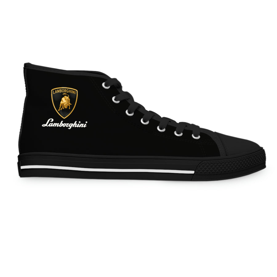 Women's Black Lamborghini High Top Sneakers™