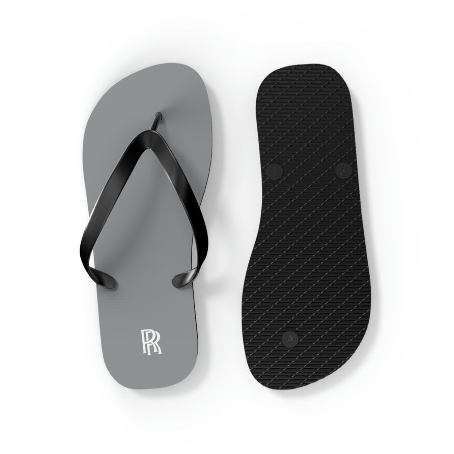 Unisex Grey Rolls Royce Flip Flops™