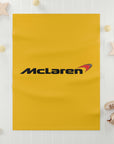 Yellow McLaren Soft Fleece Baby Blanket™