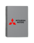 Grey Mitsubishi Spiral Notebook - Ruled Line™