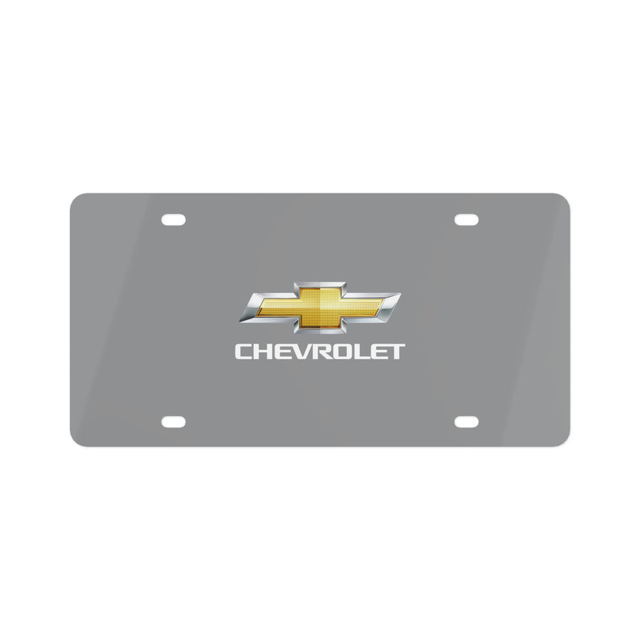 Grey Chevrolet License Plate™