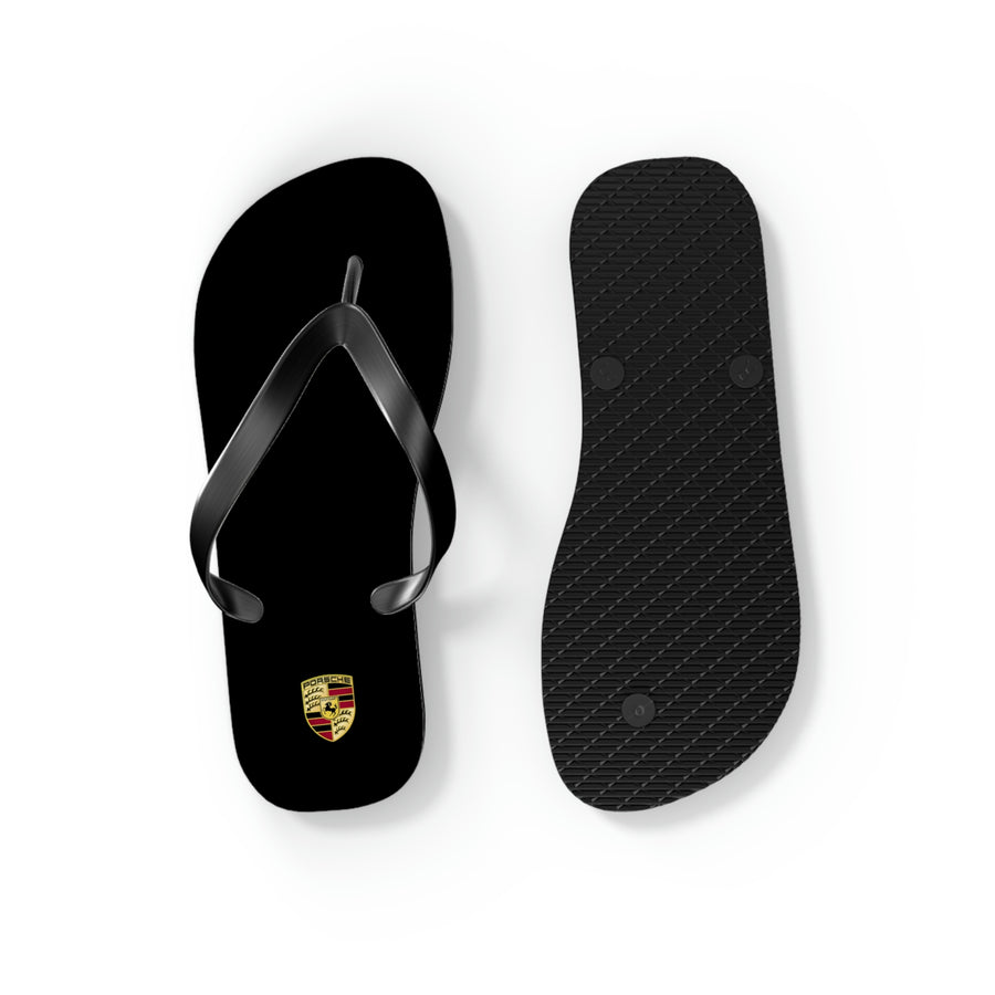 Unisex Black Porsche Flip Flops™