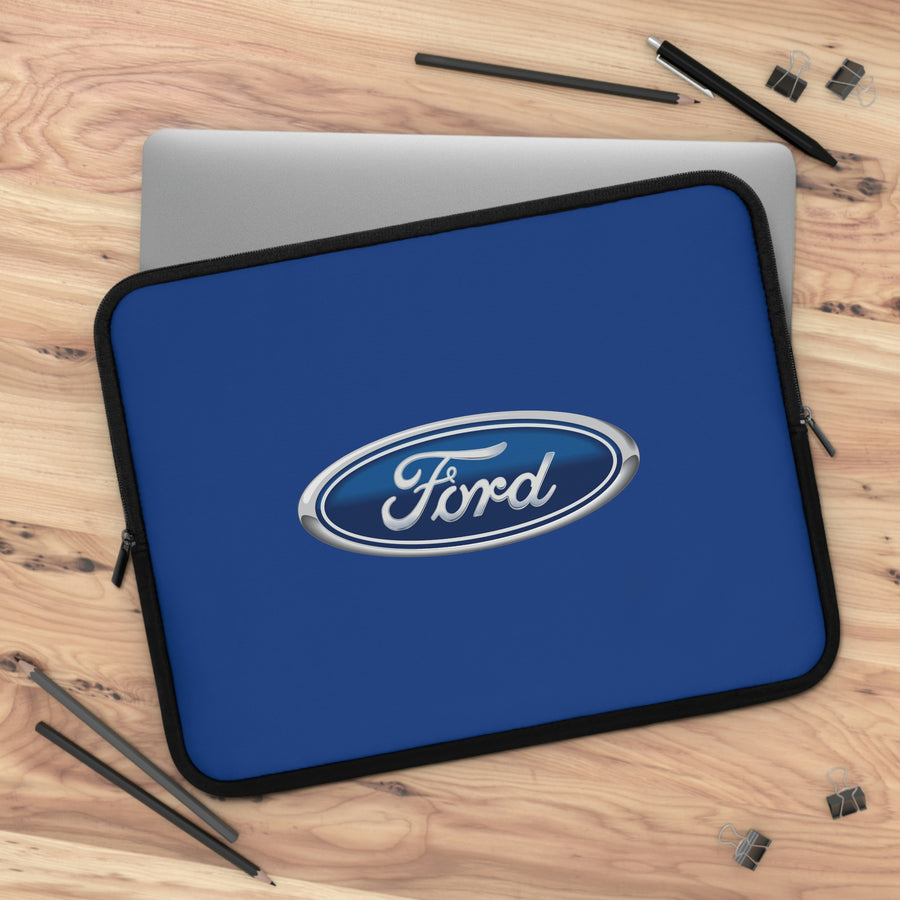 Dark Blue Ford Laptop Sleeve™