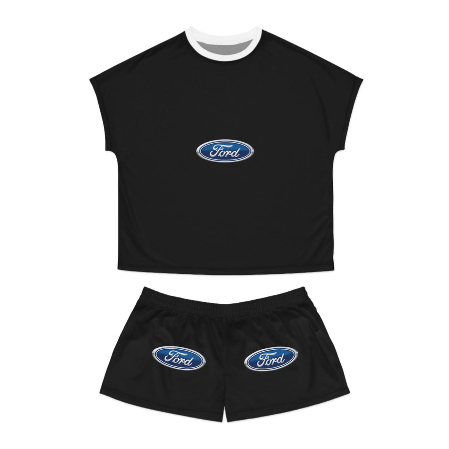 Women's Black Ford Short Pajama Set™