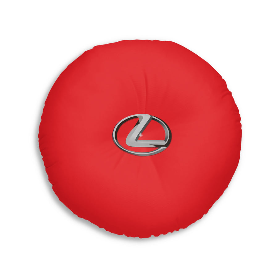 Red Lexus Tufted Floor Pillow, Round™