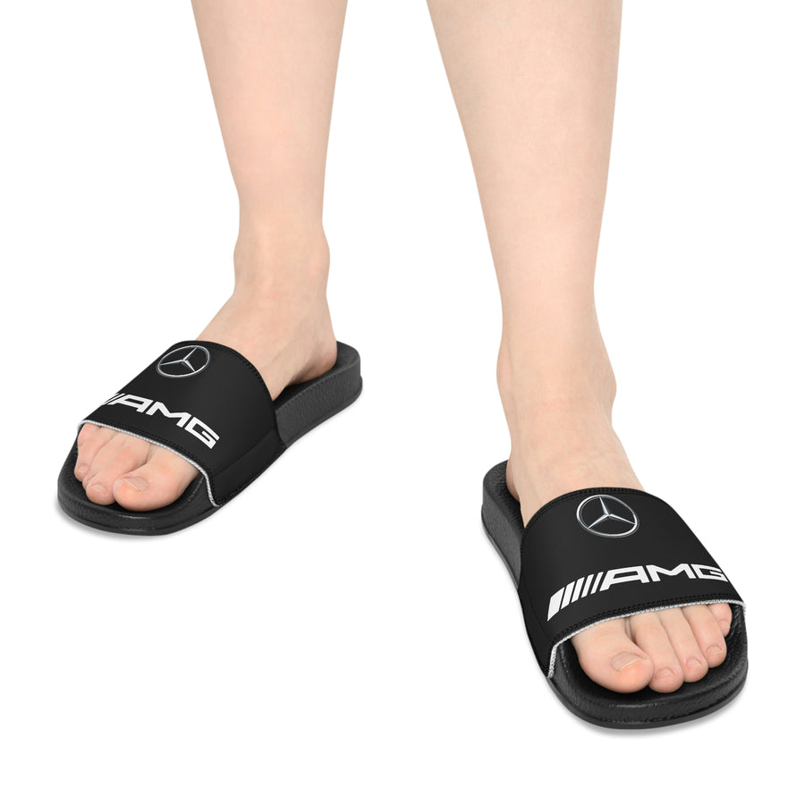 Black Mercedes Youth Slide Sandals™