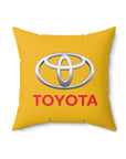 Yellow Toyota Spun Polyester Square Pillow™