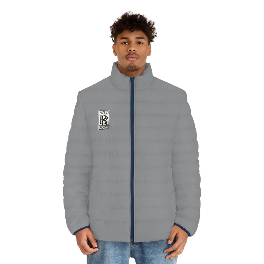 Men's Grey Rolls Royce Puffer Jacket™