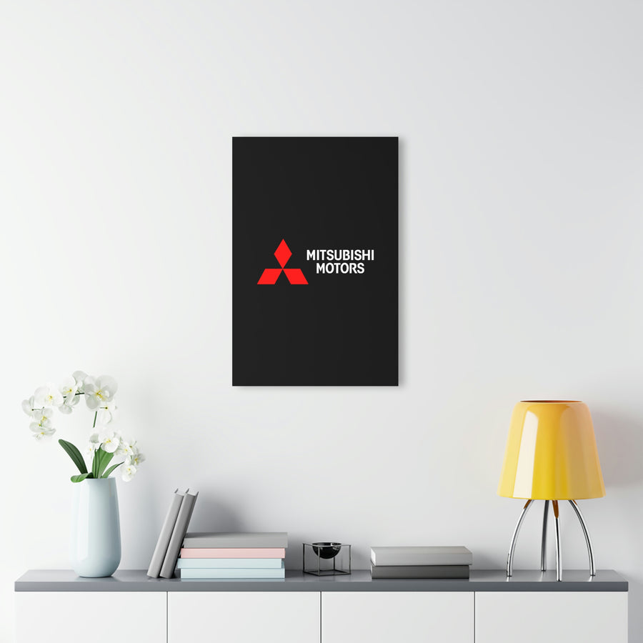 Black Mitsubishi Acrylic Prints (French Cleat Hanging)™
