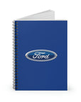 Dark Blue Ford Spiral Notebook - Ruled Line™