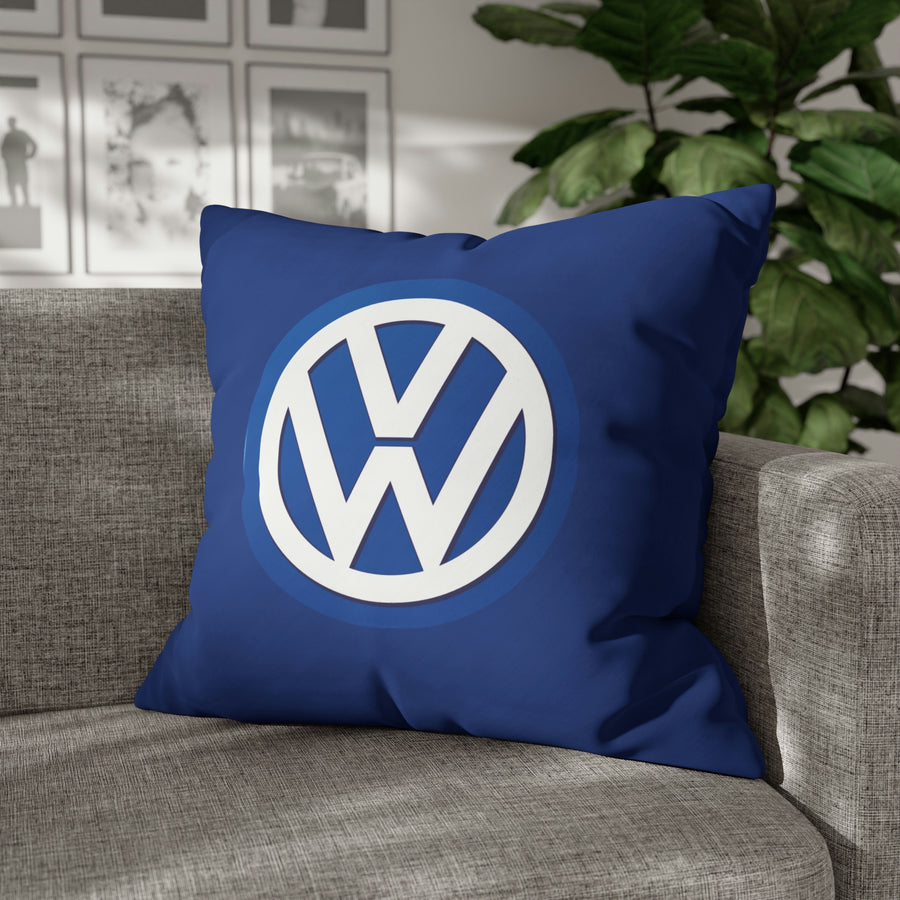 Dark Blue Volkswagen Spun Polyester pillowcase™